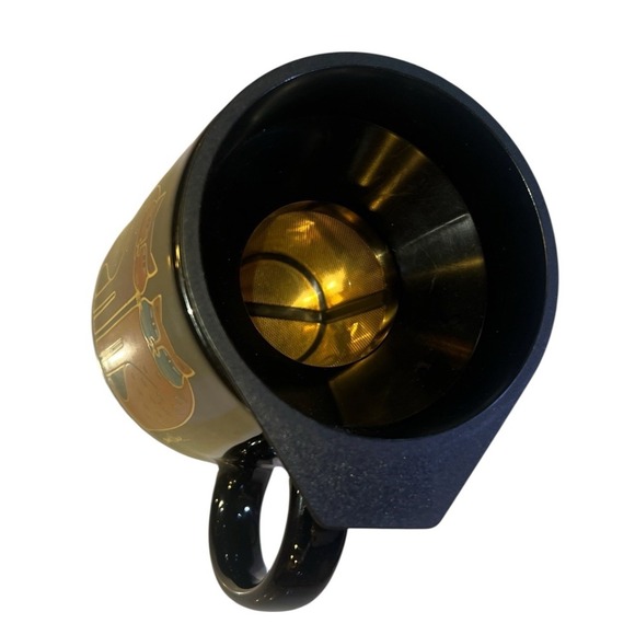 VTG 80S Laurel Burch Siamese Cats Tea Caddy Utensil Holder Japan Cat Art Kitchen - Picture 4 of 11